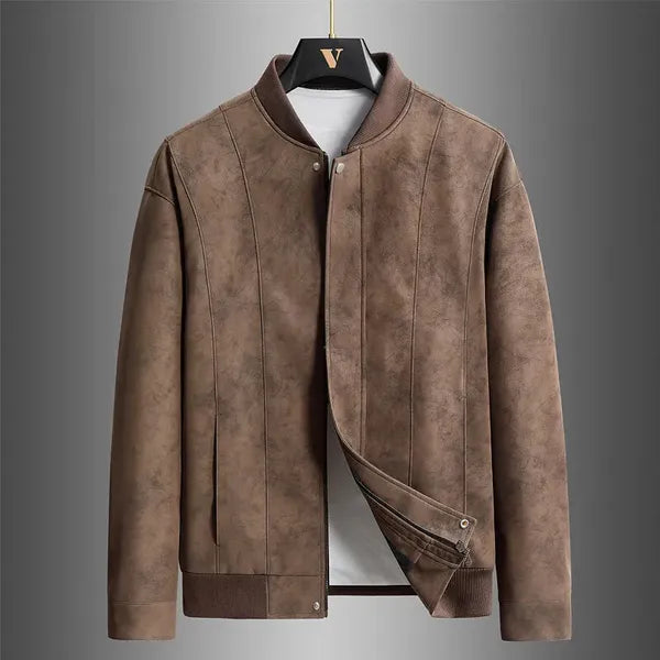 Rowan Leather Jacket – Soft Suede, Relaxed Fit