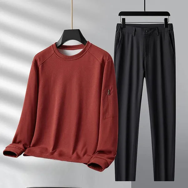 Veron Tracksuit – Soft Two-Piece Pullover & Pants Set