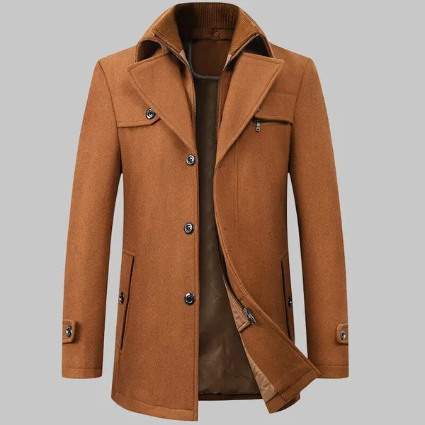 Lero Wool Blend Structured Jacket