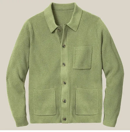 Loom Cardigan – Wool-Blend Knit for Easy Layering