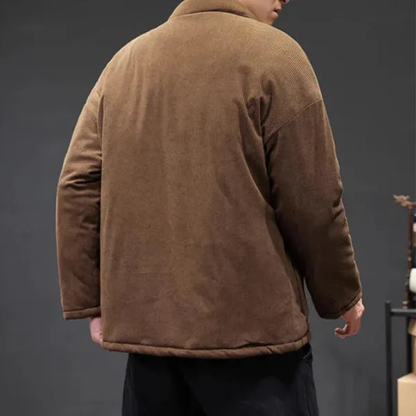 Kai Corduroy Jacket – Tang Suit-Inspired Winter Coat