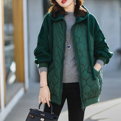 Edena Quilted Jacket – Insulated with Fleece Sleeves
