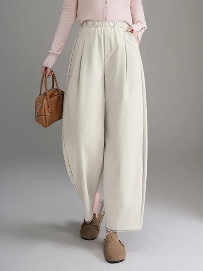 Islyn Balloon Pants – High-Waist Wide-Leg Trousers