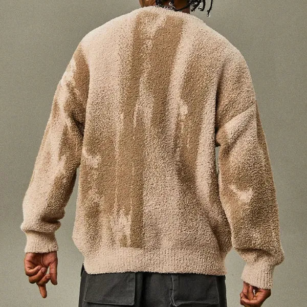 Amric Abstract Cotton Blend Sweater