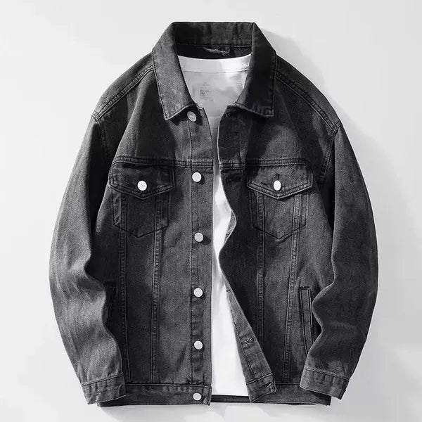 Grit Jacket – Premium Soft-Touch Denim Jacket
