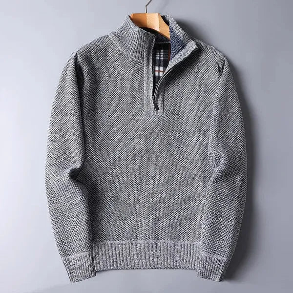 Maer Cardigan – Soft Cotton Quarter-Zip Pullover