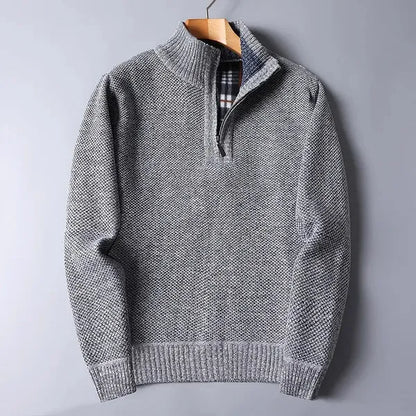 Maer Cardigan – Soft Cotton Quarter-Zip Pullover