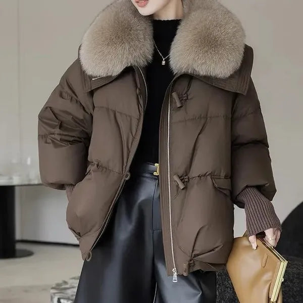Eleen Parka Jacket – Women's Insulated Parka with Fur Collar