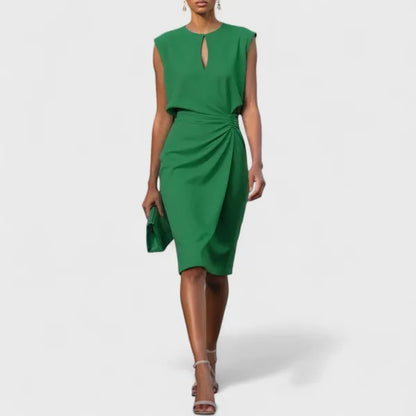 Mirev Fitted Midi Dress – Work to Evening Style