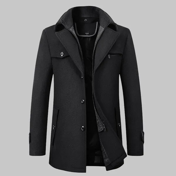 Lero Wool Blend Structured Jacket