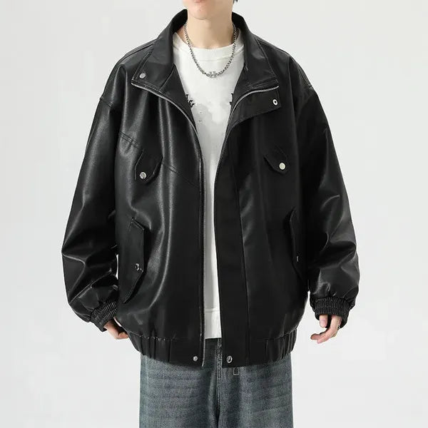 Loro Leather Jacket – Premium Fit & Metallic Zippers