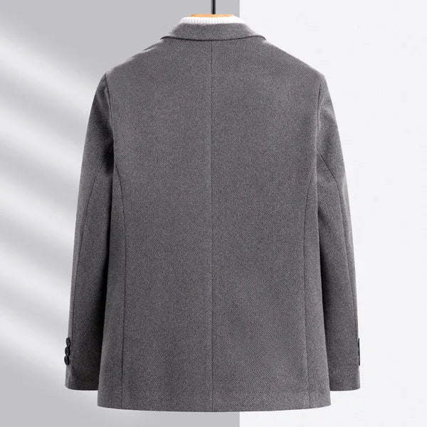 Genoa Wool Coat – Tailored 100% Wool Overcoat