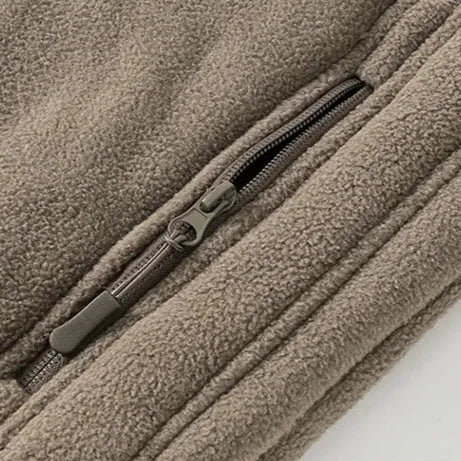 Revan Hoodie – Cashmere Blend High-Pile Fleece Zip-Up