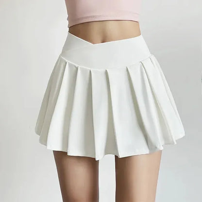 Vani Pleated Skort – Women's Athletic Mini Skirt Shorts