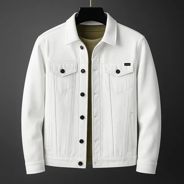 Elvar Denim Jacket – Classic Fit Trucker for Men