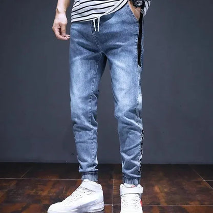 Grezzo Denim Joggers – Rugged Washed Denim Comfort