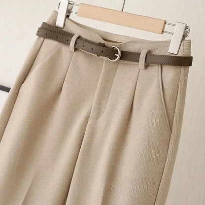 Millie High-Waisted Pleated Trousers