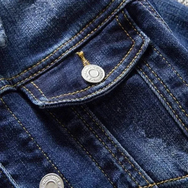 Evane Denim Jacket – Faded Wash Regular Fit