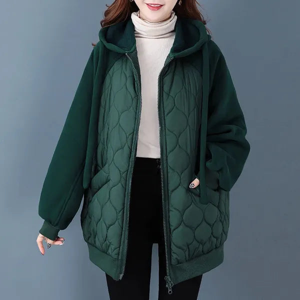 Edena Quilted Jacket – Insulated with Fleece Sleeves