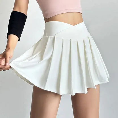 Vani Pleated Skort – Women's Athletic Mini Skirt Shorts