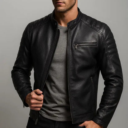 Arctis Premium Leather Zipper Jacket