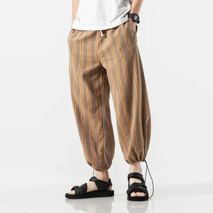 Ichita Harem Pants – Cotton-Linen Streetwear Bottoms