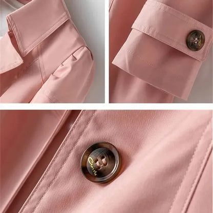 Bella Trench Coat – Water-Resistant & Tailored