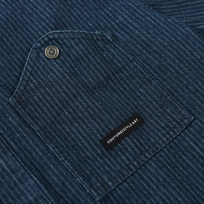 Brano Striped Denim Jacket – Spring Layering Essential