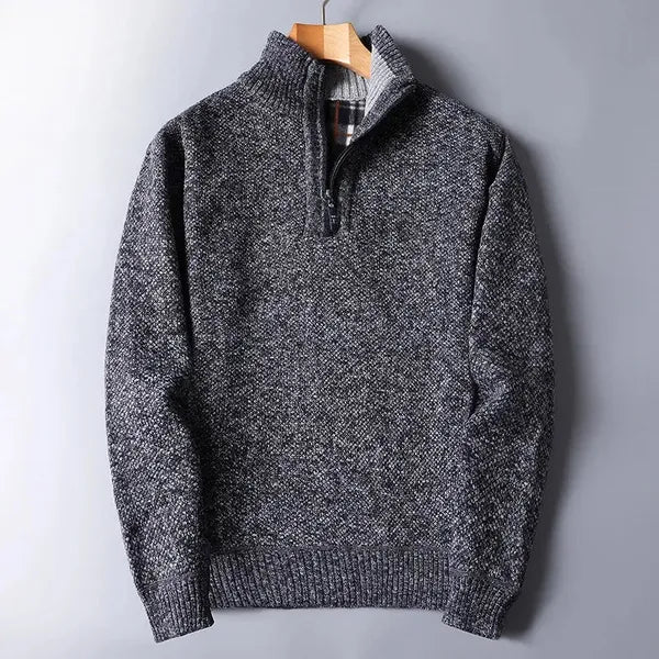 Maer Cardigan – Soft Cotton Quarter-Zip Pullover