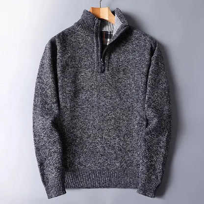 Maer Cardigan – Soft Cotton Quarter-Zip Pullover