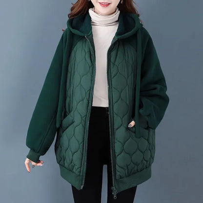 Edena Quilted Jacket – Insulated with Fleece Sleeves