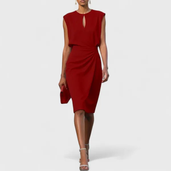Mirev Fitted Midi Dress – Work to Evening Style