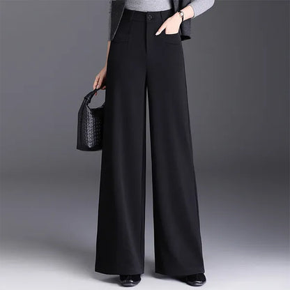 Amra Pants – High-Waist Wide-Leg Tailored Trousers