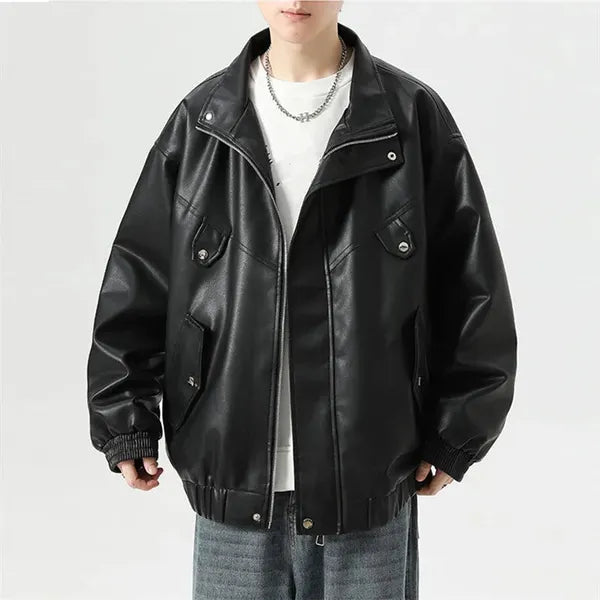 Loro Leather Jacket – Premium Fit & Metallic Zippers