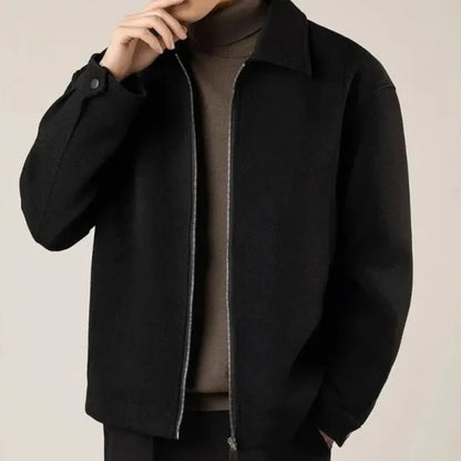 Camvic Jacket – Slim Fit Zip-Up with Turn-Down Collar