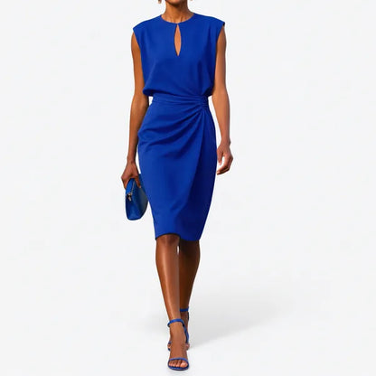 Mirev Fitted Midi Dress – Work to Evening Style