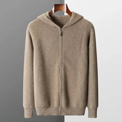 Belwood Cashmere Hoodie – Pure Cashmere Zip-Up