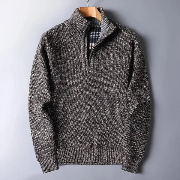 Maer Cardigan – Soft Cotton Quarter-Zip Pullover