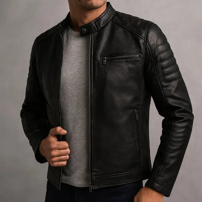 Arctis Premium Leather Zipper Jacket