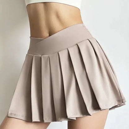 Vani Pleated Skort – Women's Athletic Mini Skirt Shorts