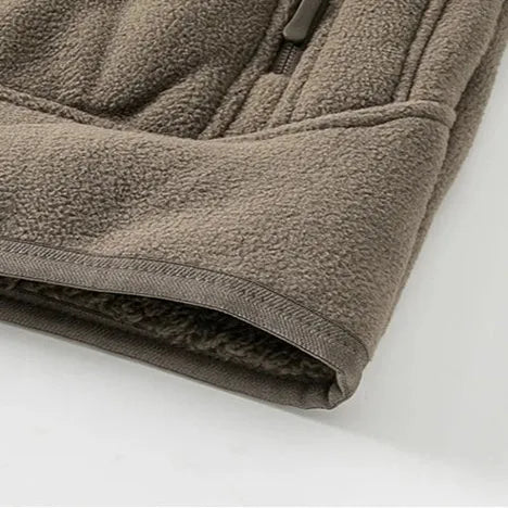 Revan Hoodie – Cashmere Blend High-Pile Fleece Zip-Up