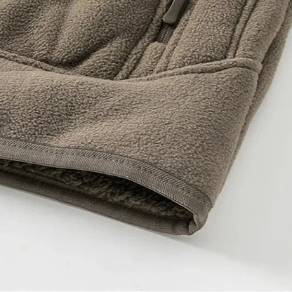 Revan Hoodie – Cashmere Blend High-Pile Fleece Zip-Up