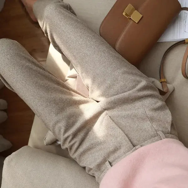 Jack Wool Trousers – High-Waist Pleated Tailored Fit