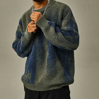 Amric Abstract Cotton Blend Sweater