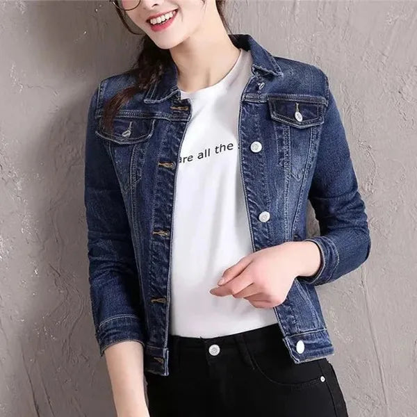 Evane Denim Jacket – Faded Wash Regular Fit