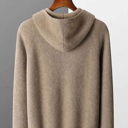 Belwood Cashmere Hoodie – Pure Cashmere Zip-Up