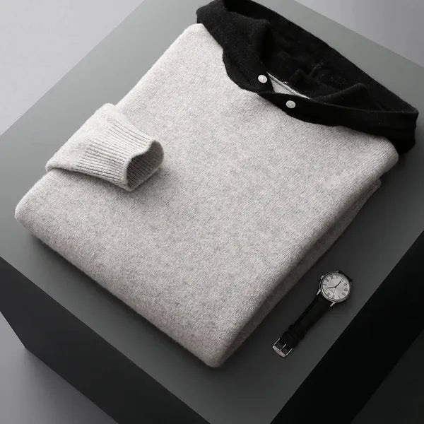 Zenith 100% Pure Cashmere Hoodie – Relaxed Fit