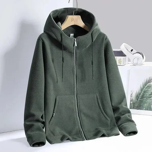 Klara Zip-Up Hoodie – Soft Cotton Blend Jacket