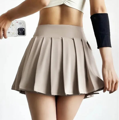 Vani Pleated Skort – Women's Athletic Mini Skirt Shorts