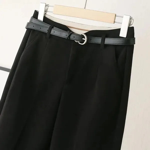 Millie High-Waisted Pleated Trousers